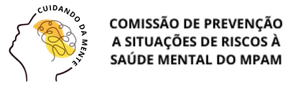 Logo da Comissão de Prevenção a Situações de Risco à Saúde Mental, de Combate à Discriminação, ao Assédio Moral e Sexual do MPAM