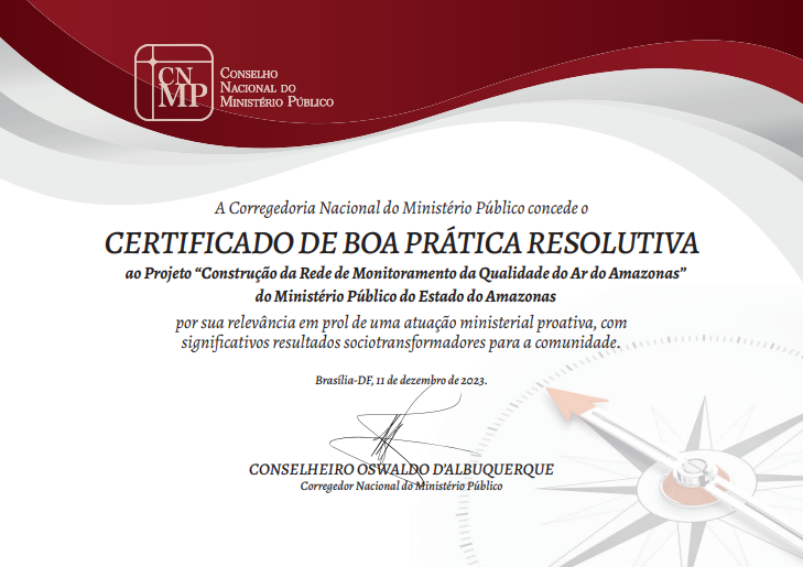 Certificado de Boa Prática Resolutiva - CNMP